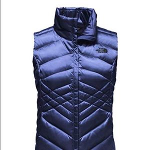 Blue Northface vest